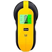 FOLAI Localizador 4 en 1 multifunción- escáner de pared con pantalla LCD HD para metales- tubos- madera- cables…